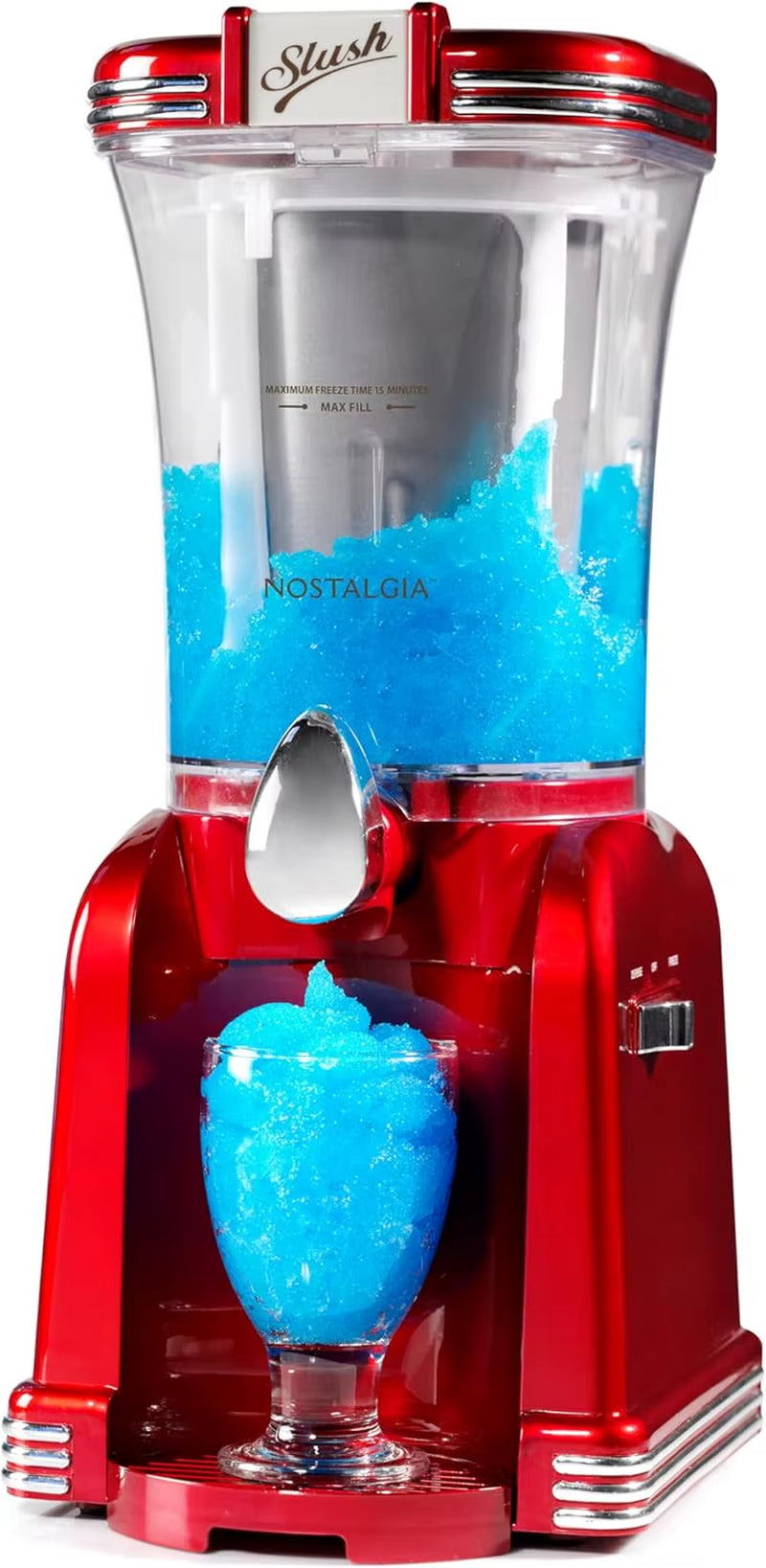 "32-Ounce Drink Maker & Margarita Machine – Home Slushy Maker with Stainless Steel Flow Spout"