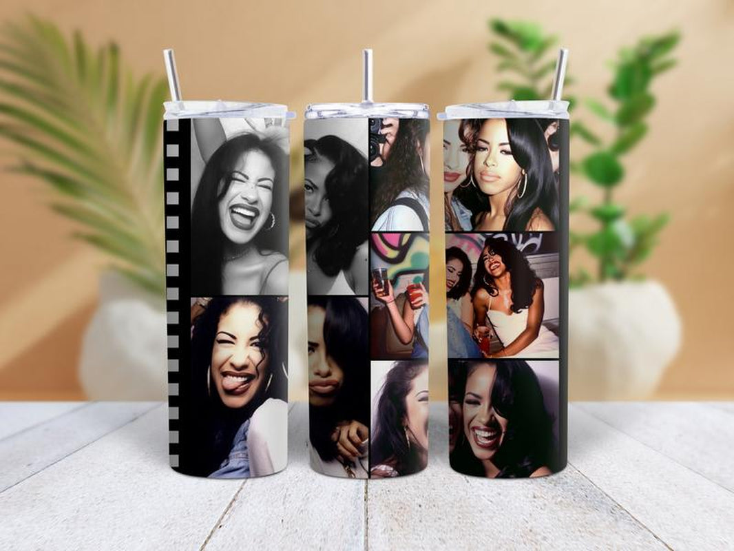 Selena and Aaliyah Commemorative Tumbler